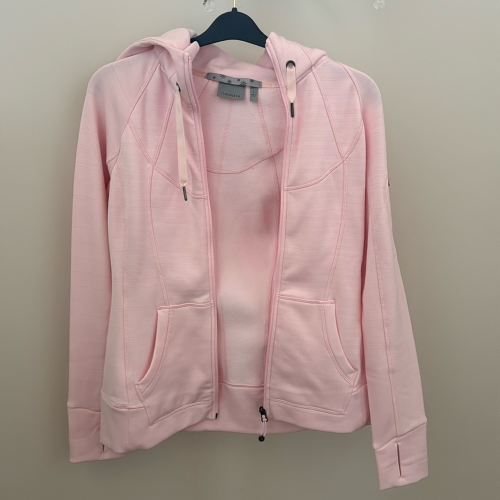 Athleta pink hoodie